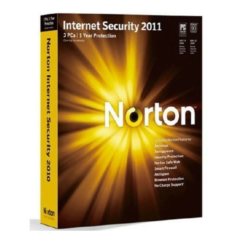 NORTON Antivirus Norton Symantec Security Deluxe (2011) 1 anni 3 utenti